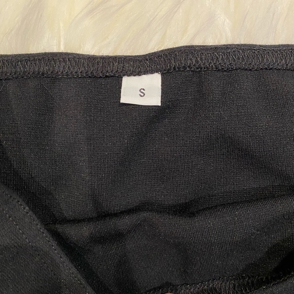Black mini skirt jersey small - Picture 2 of 2